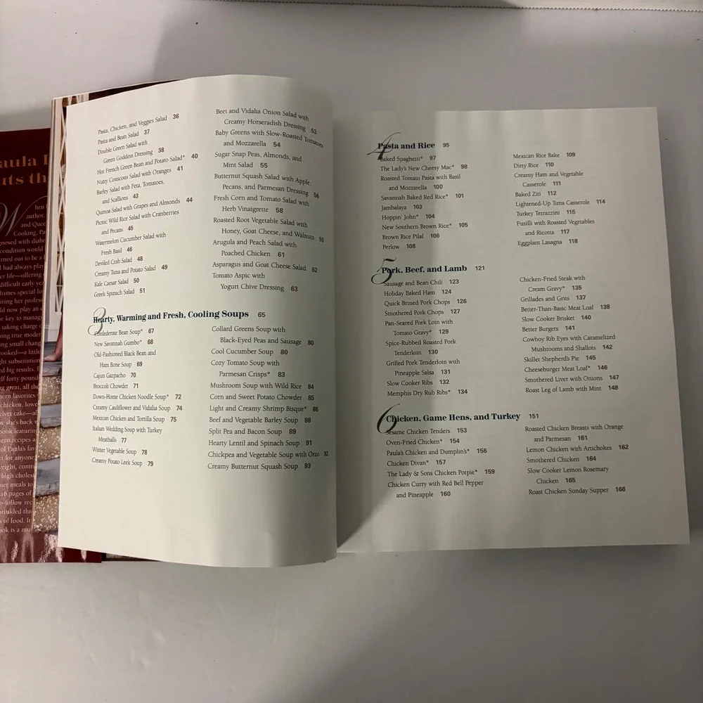 Paula Deen Cuts the Fat 250 Favorite Recipes Hardcover 1st Ed 2015 Cookbook